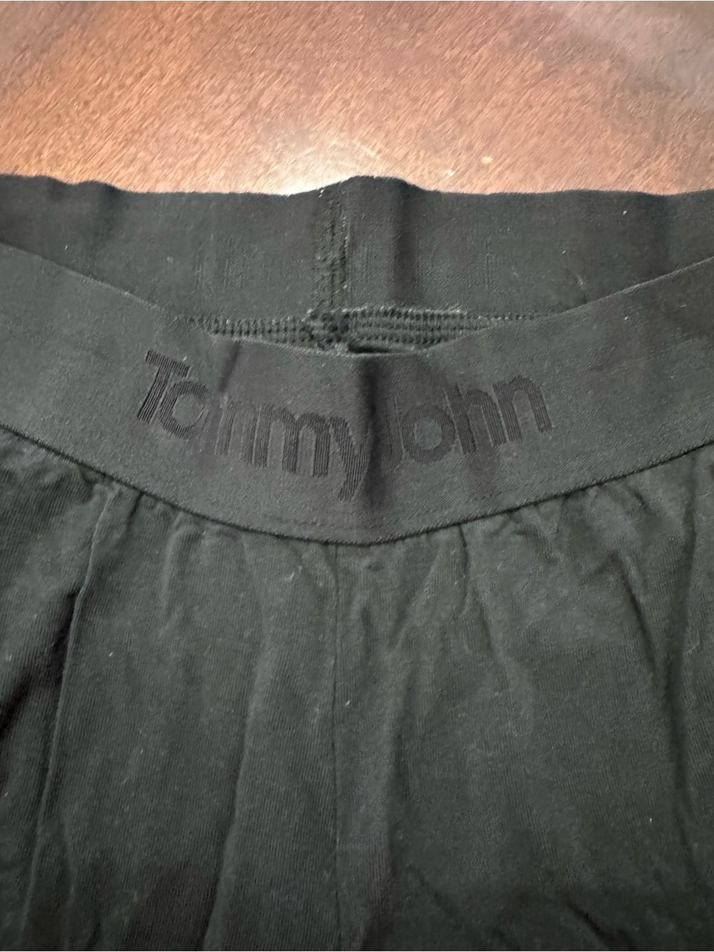 Tommy John Wimen Black Stretch Waistband pajama pant (Large .